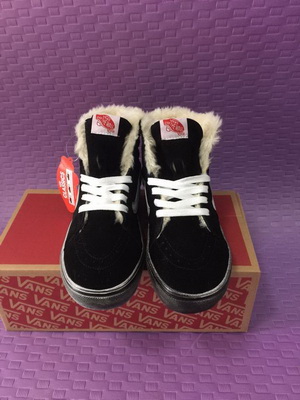 Vans High Top Shoes Lined with fur--035